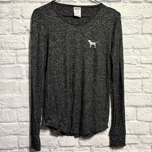 Victoria's Secret PINK Charcoal Sleepwear Top Small